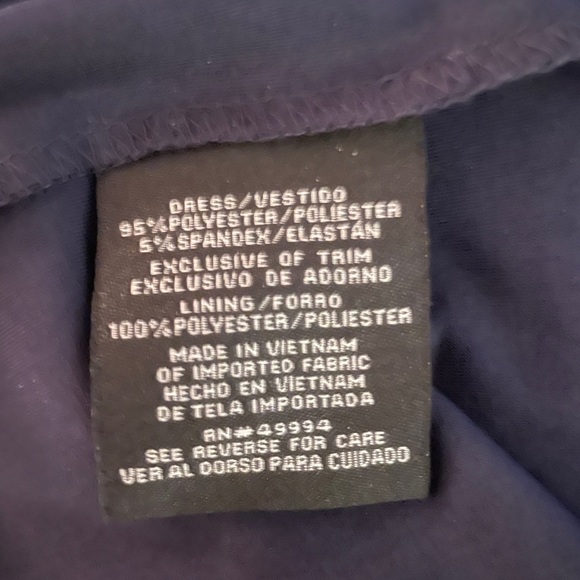 R&M Richards Navy Gown - Picture 5 of 7